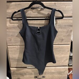 NWT Abercrombie & Fitch Black Bodysuit